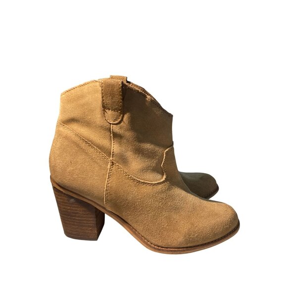 Matisse Bess Women Size 7.5 M Brown Suede Leather Ankle Boots shoes - Picture 3 of 6